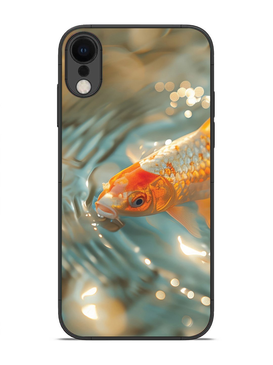 iPhone X gold-fish-animal