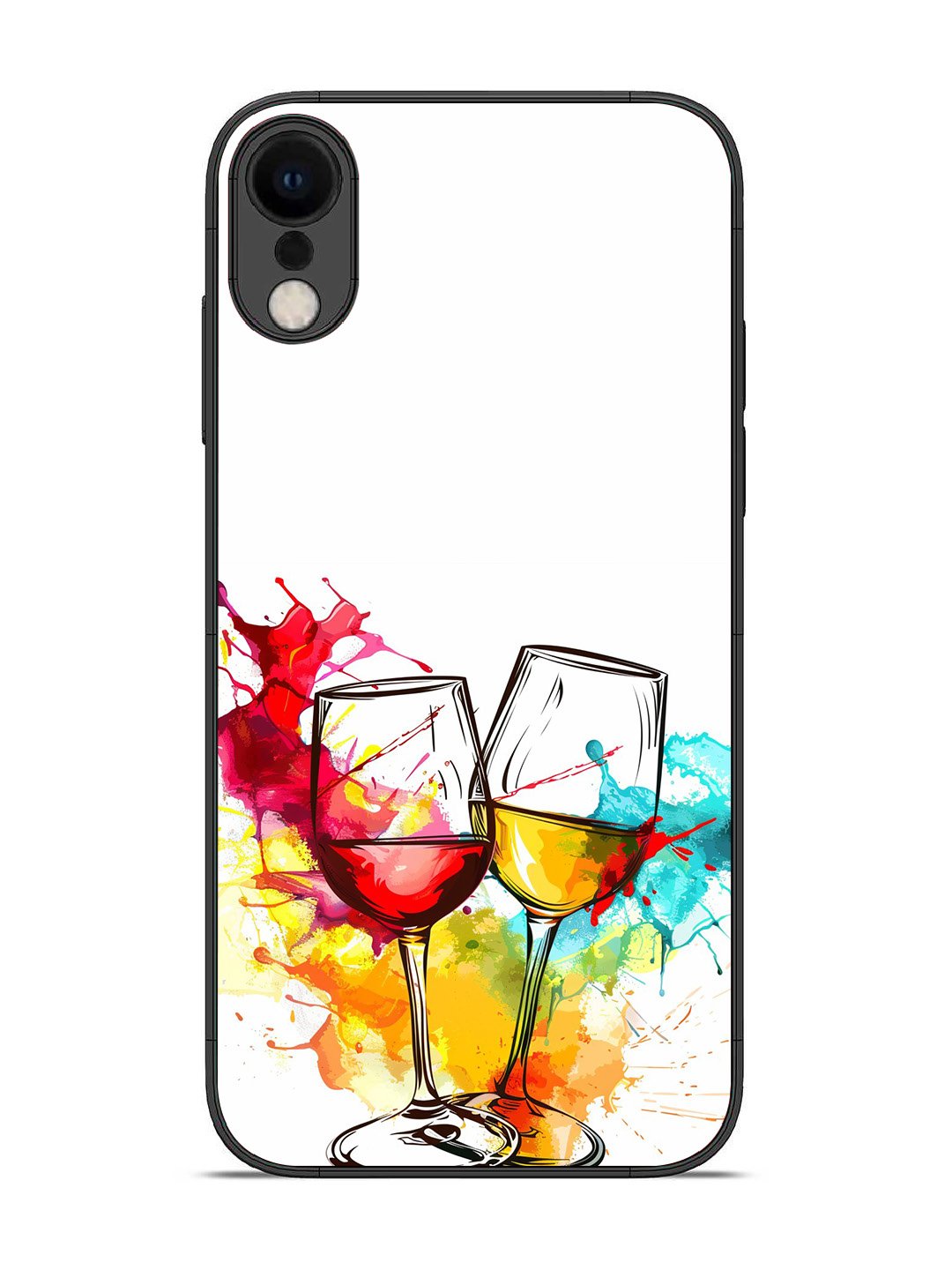 iPhone XR Colorful wine glasses