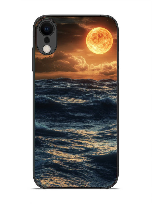 iPhone XR Moonlit Ocean Waves
