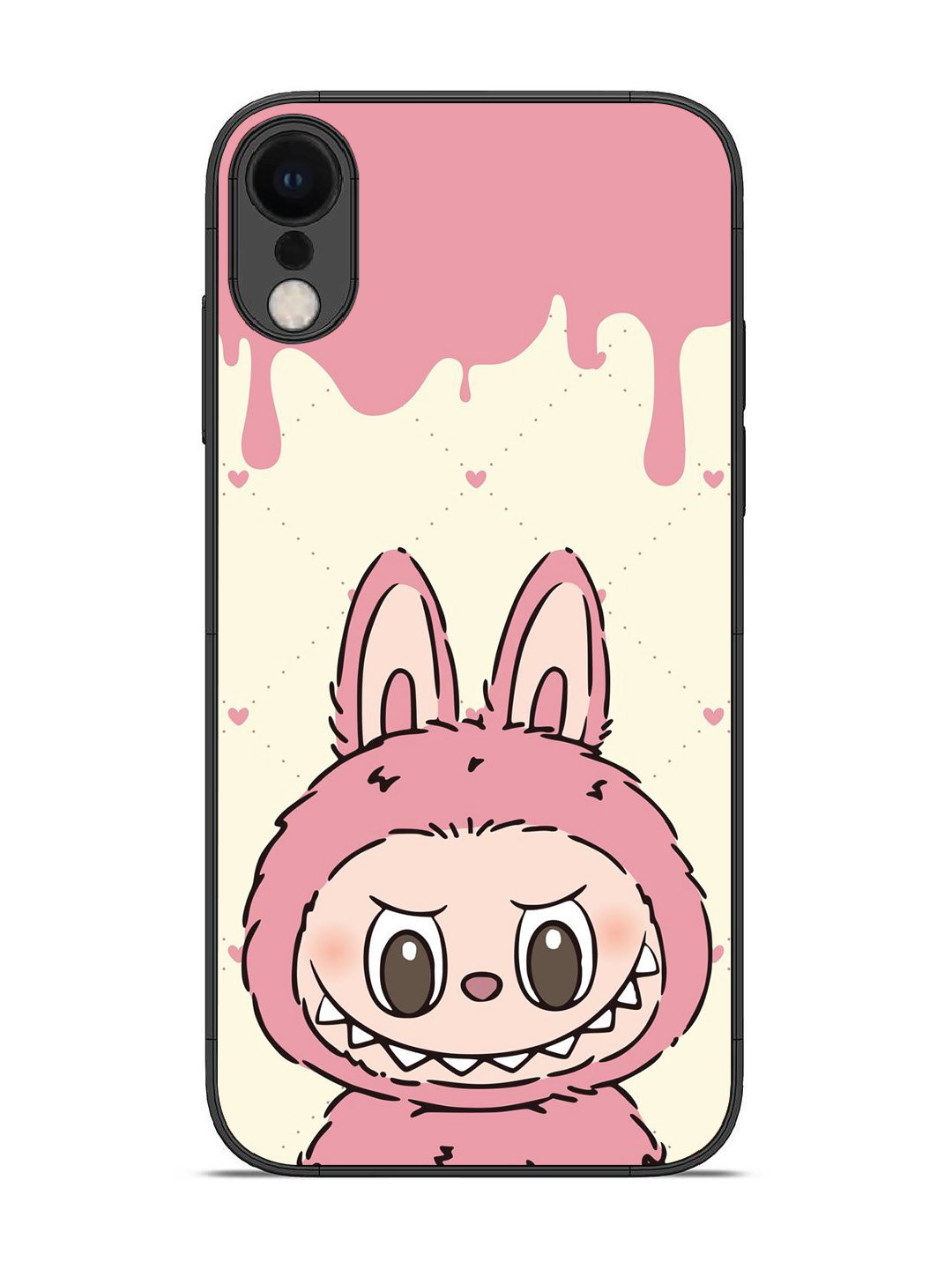 iPhone X Labubu Closeup Pink