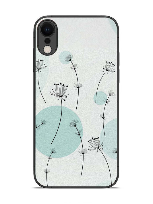 iPhone XR Soft Focus Floral Silhouette