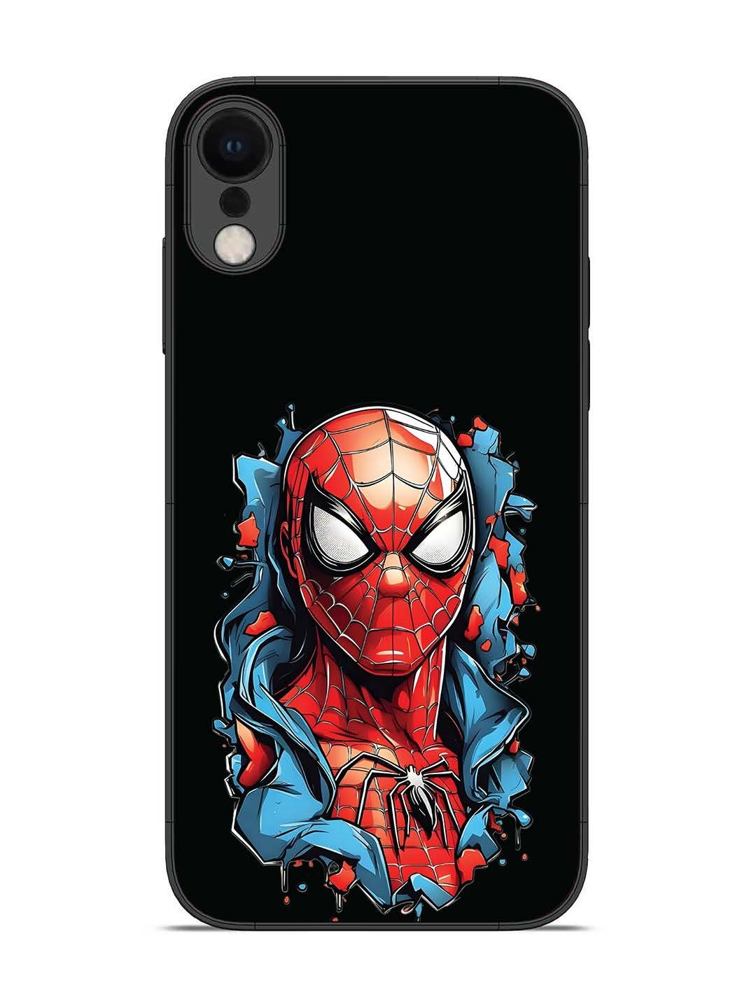 iPhone XR Spider man street art style