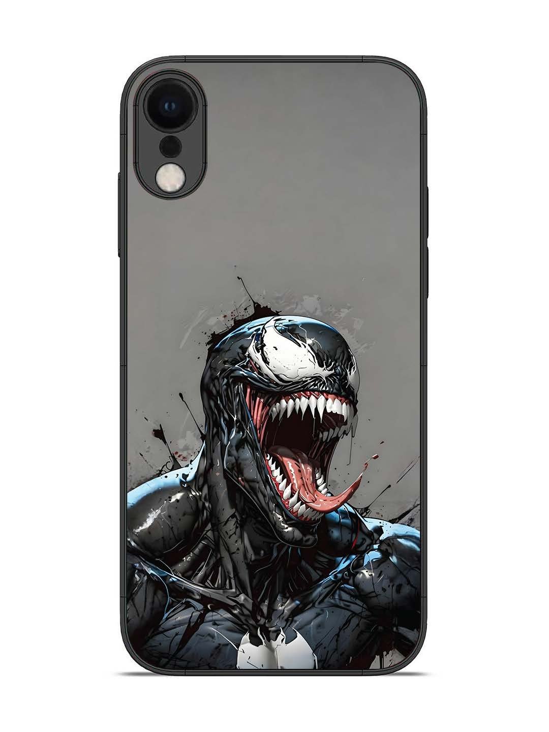 iPhone XR Venom Symbiote Grin Art