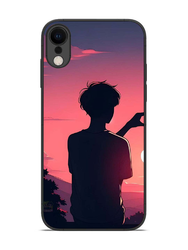 iPhone XR Love Heart with Hand Boy