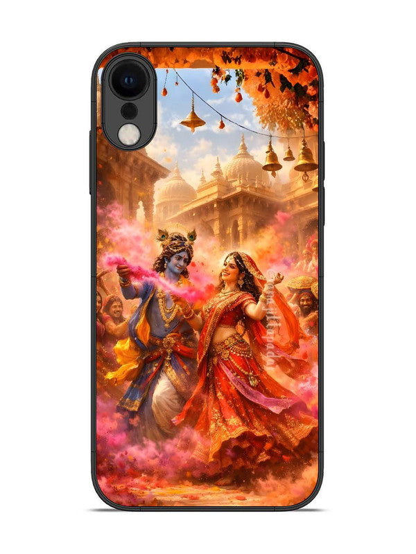 iPhone XR Radha Krishna Playing Holi
