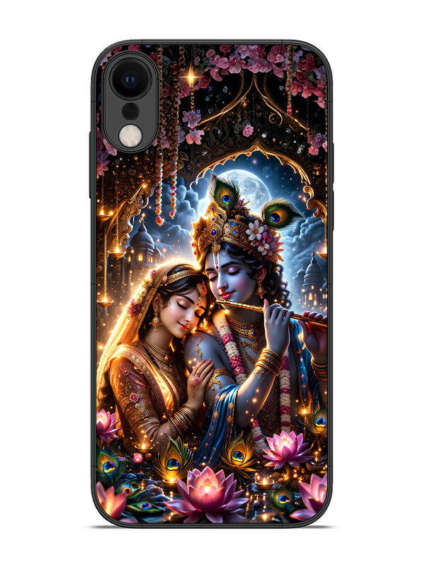 iPhone XR | 2D Metal | Radha Krishna Enjoying Flute 2 | IP-XR-461