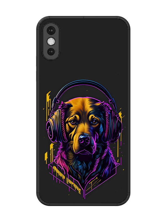iPhone XS Max Music Lover Dog