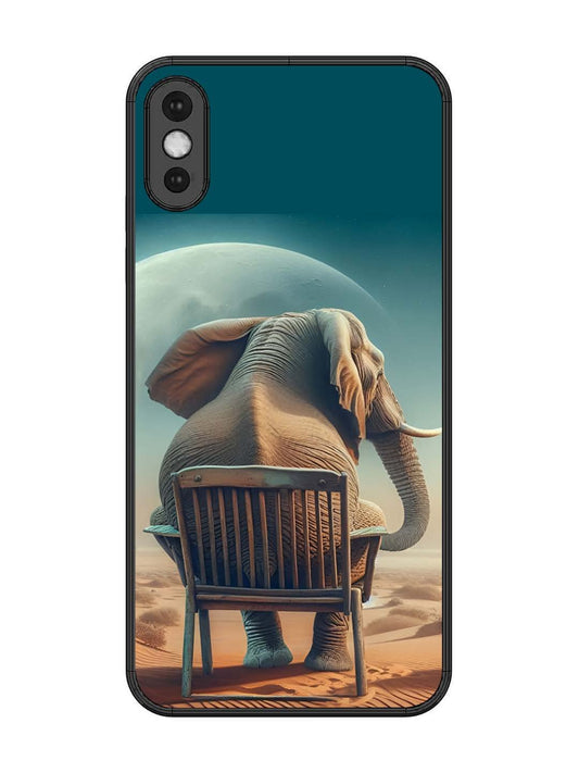 iPhone XS Max Baby Elephant om chair