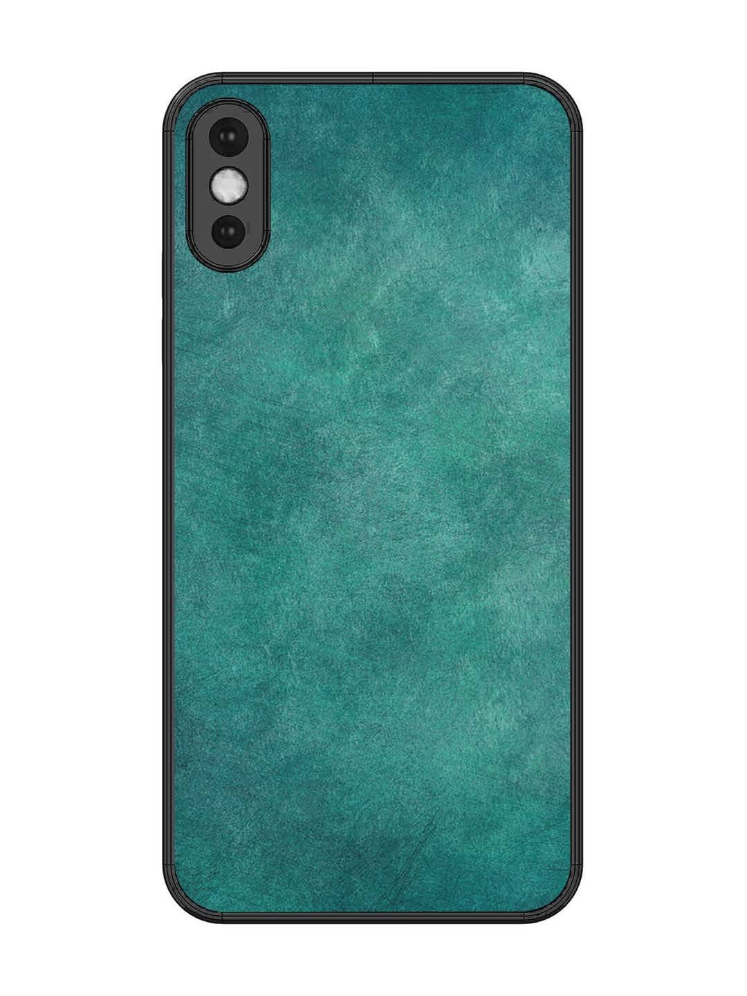 iPhone XS Max Jungle green with Scratches Marble