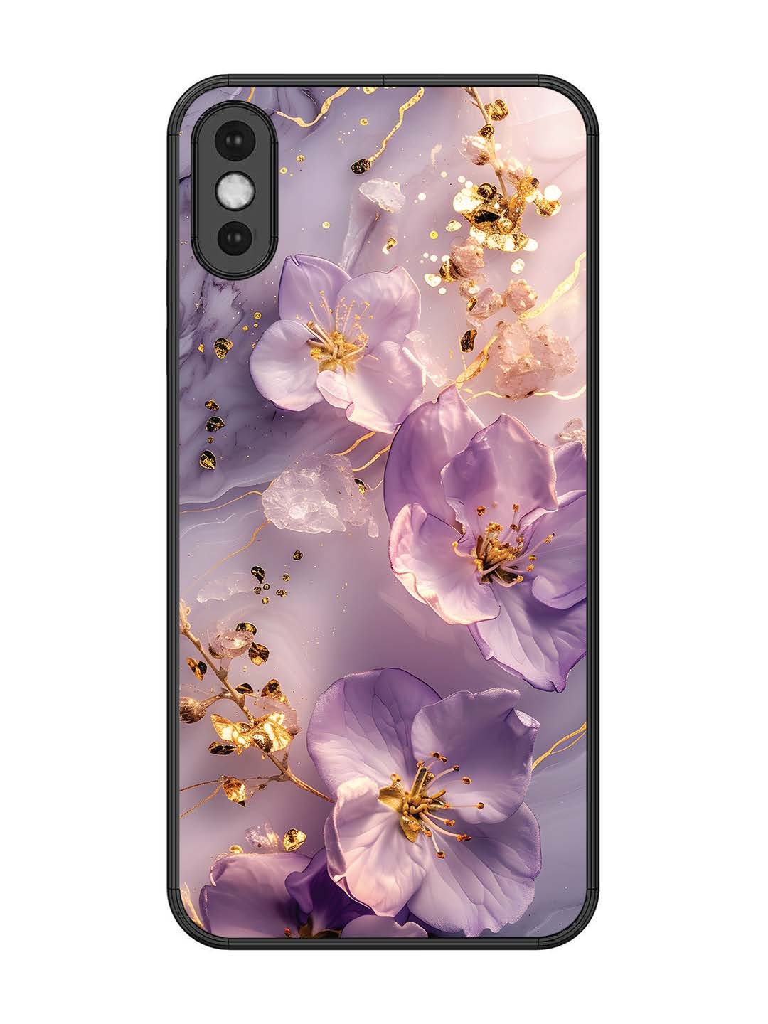 iPhone XS Max Orchid with Golden Safron