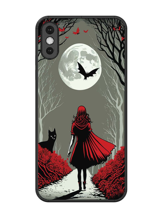 iPhone XS Max Scarlet Girl in Red Forest