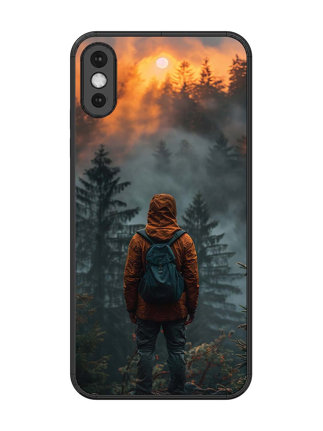 iPhone XS Max Alone in Forest