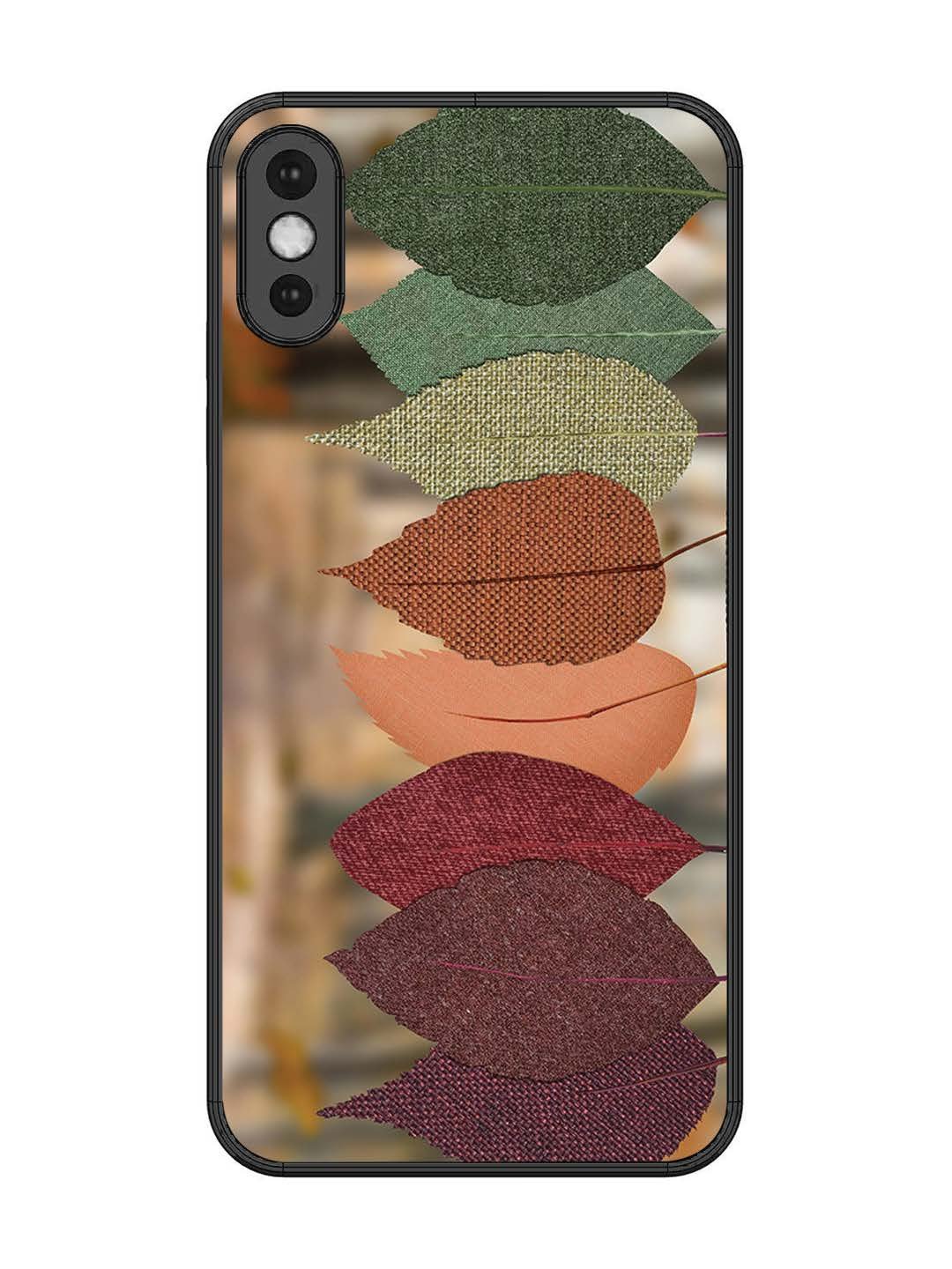 iPhone XS Max Fabric Leafs