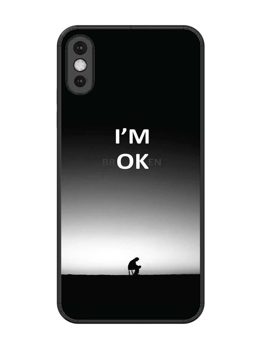 iPhone XS Max I'm Broken A man on Chair Alone