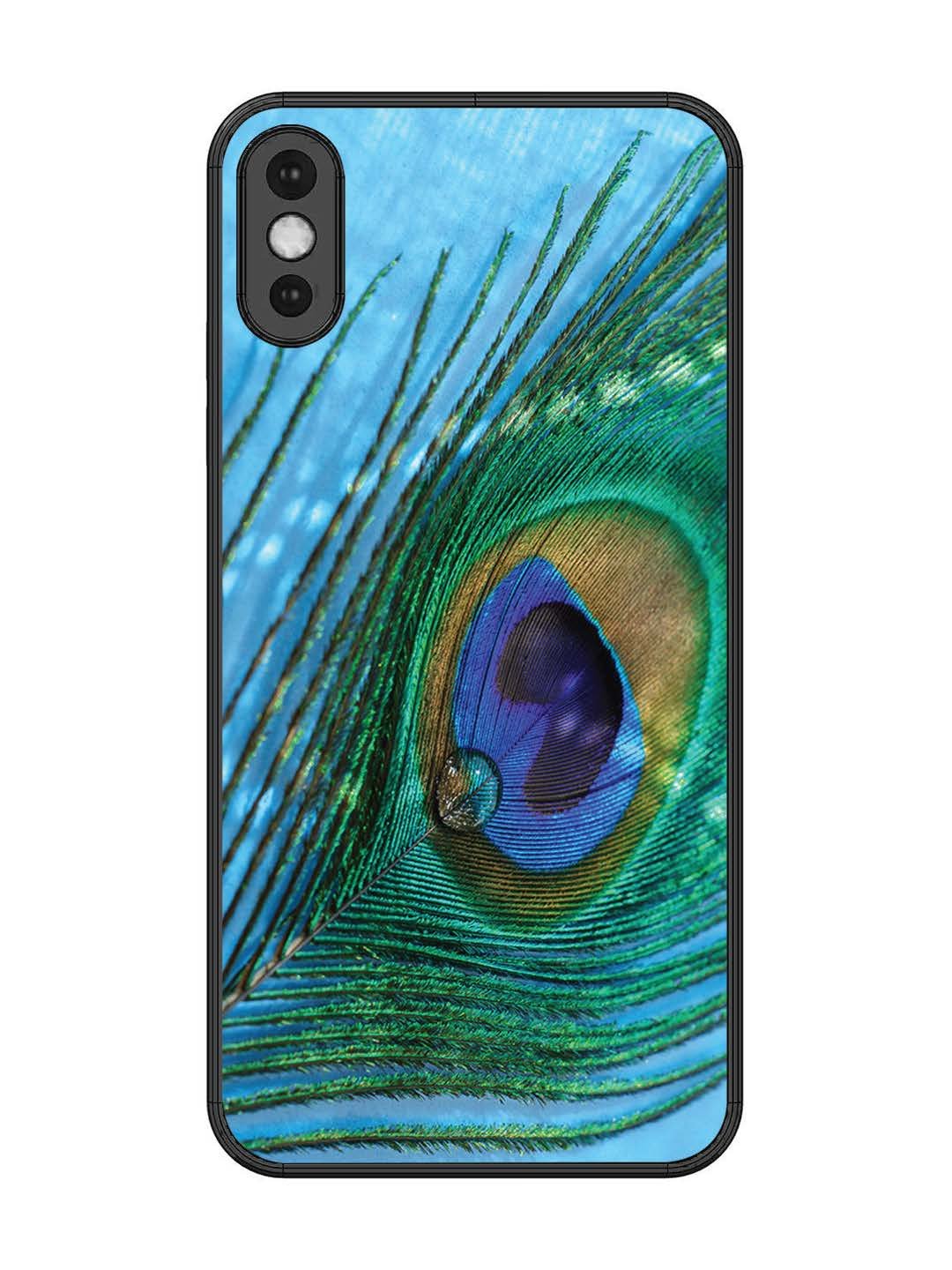 iPhone XS Max A drop on Peacock Feather