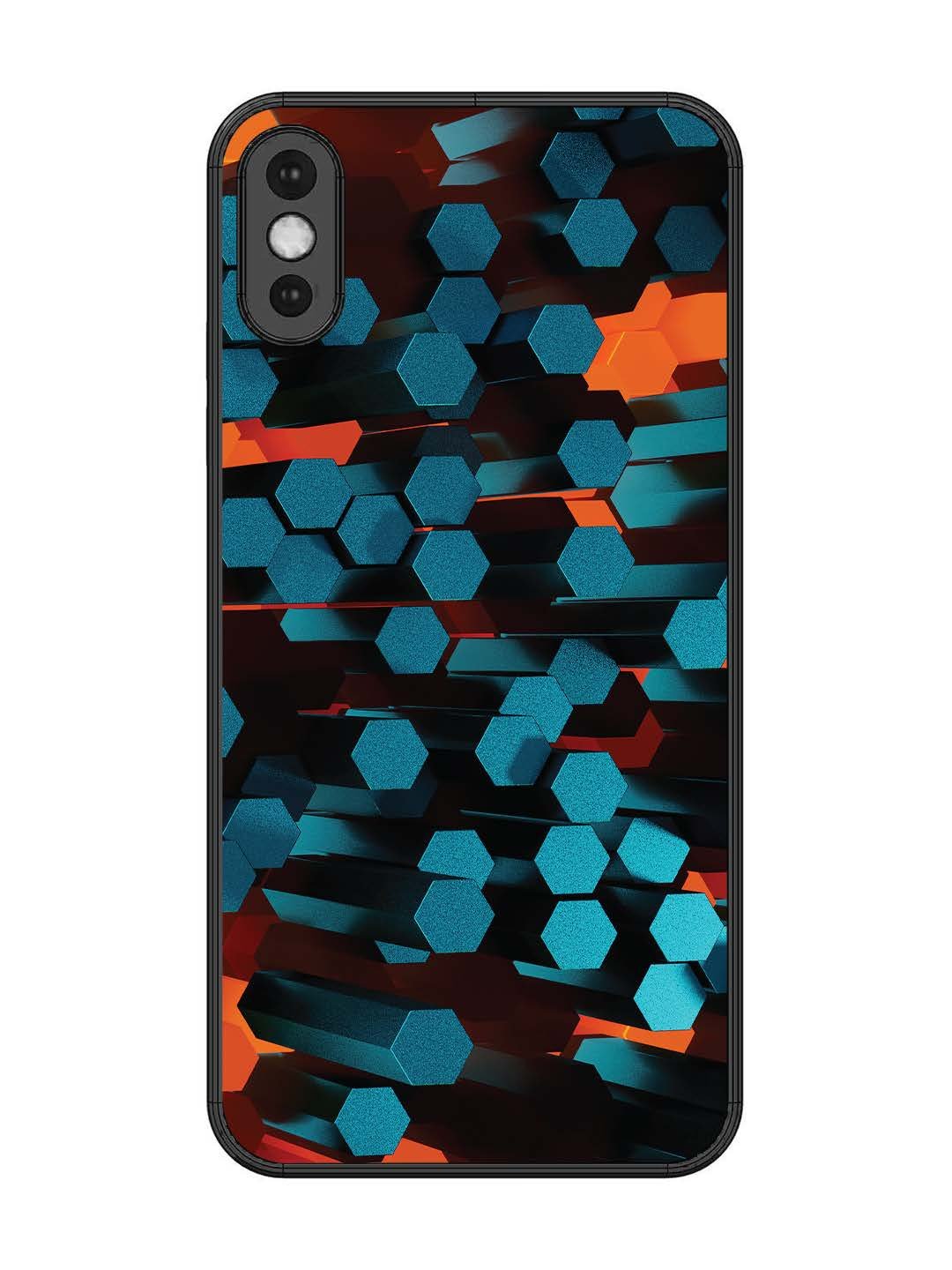 iPhone XS Max Hexagon 3D Abstract