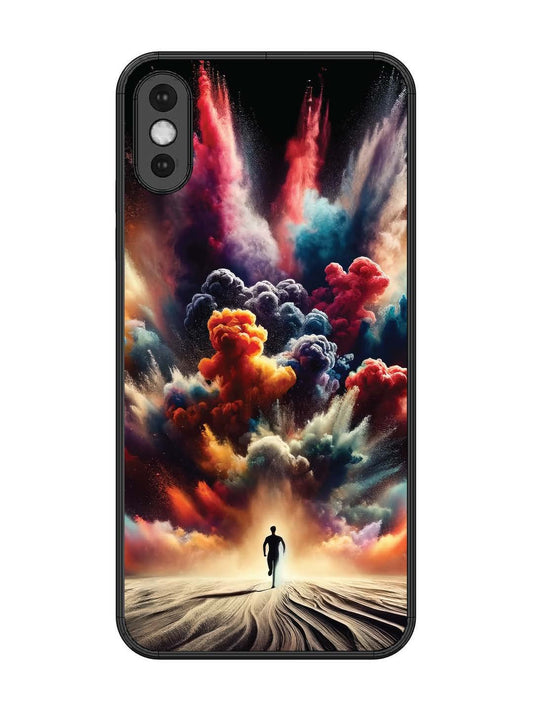 iPhone XS Max colorful-blast-explosion
