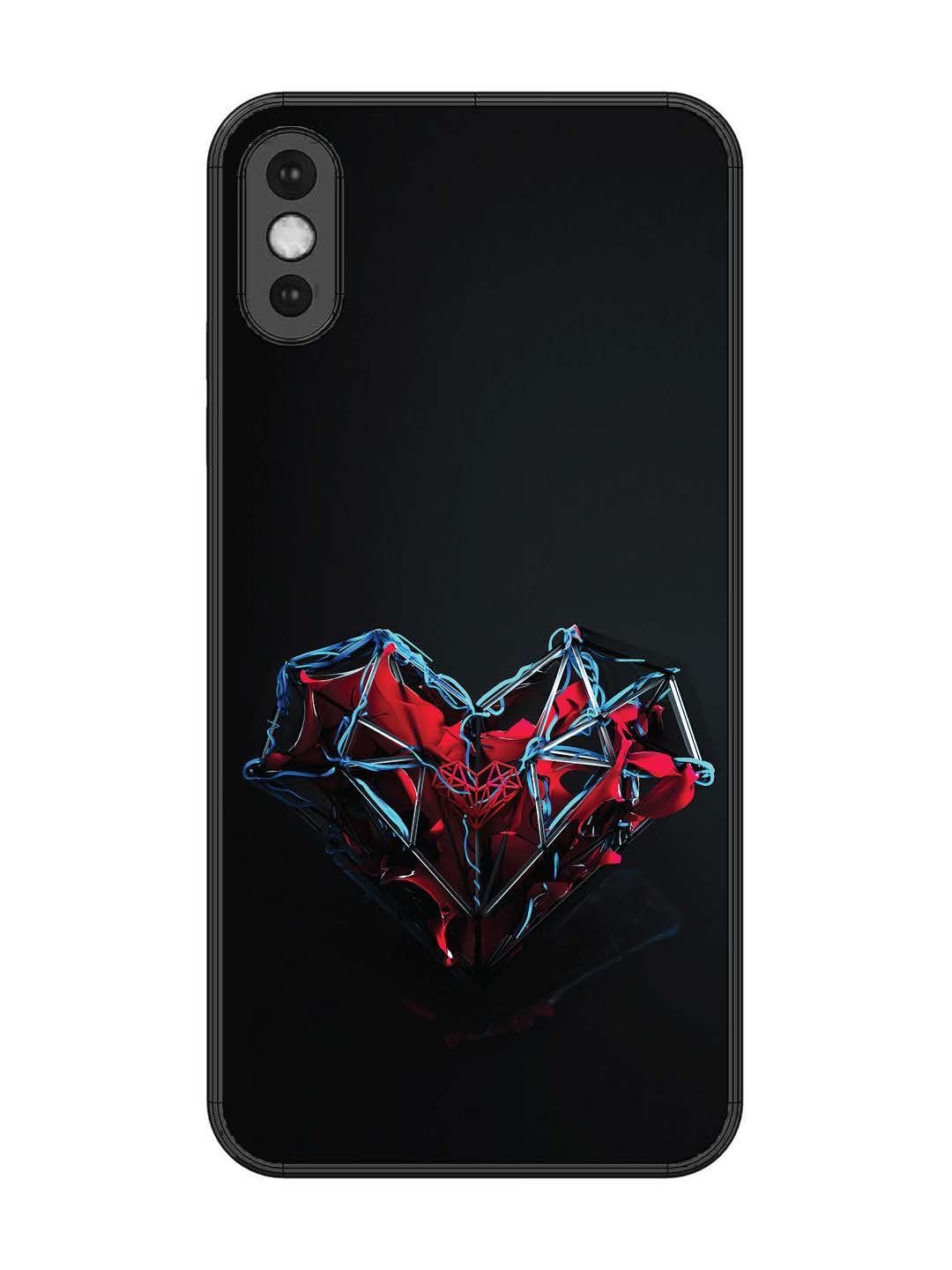 iPhone XS Max heart-abstract