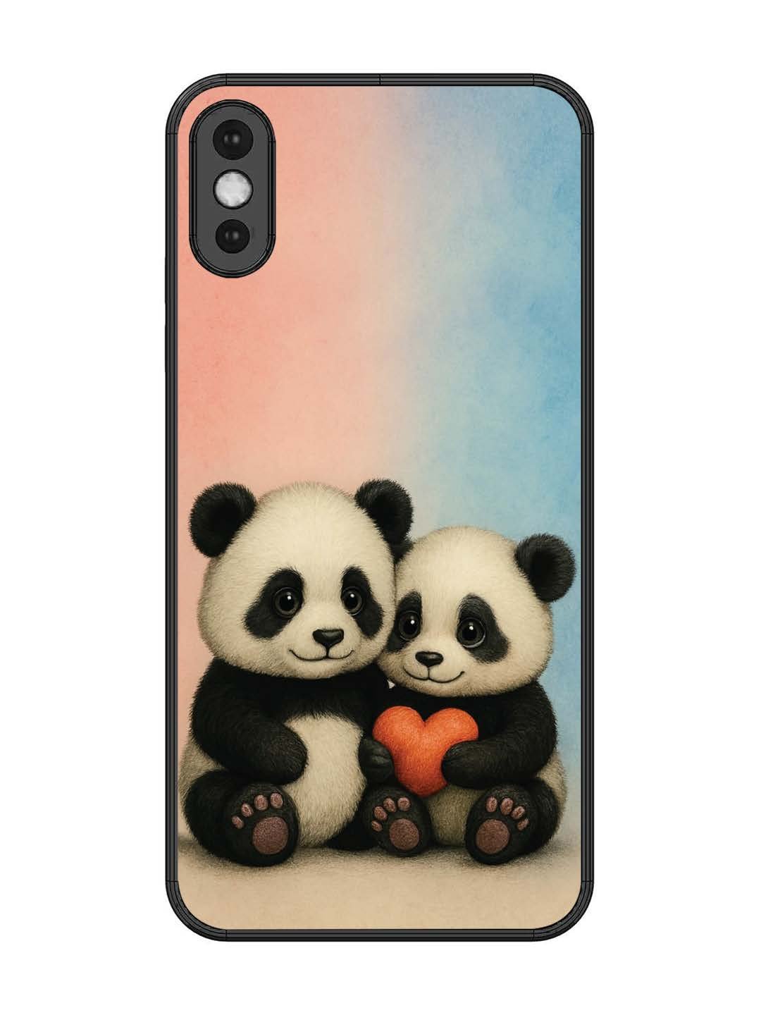 iPhone XS Max Cute Baby Pandas