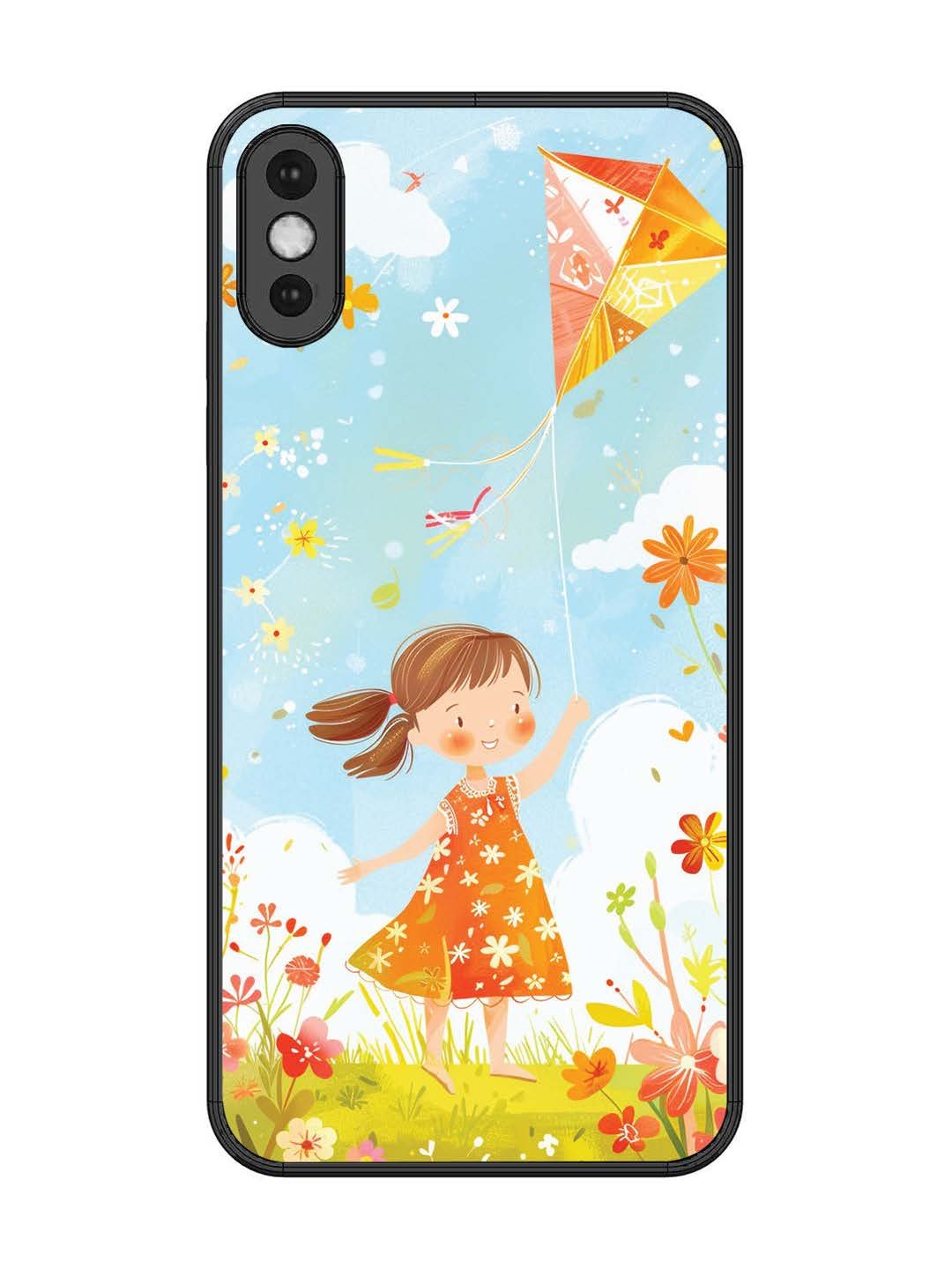 iPhone XS Max Little Girl Kite Flying
