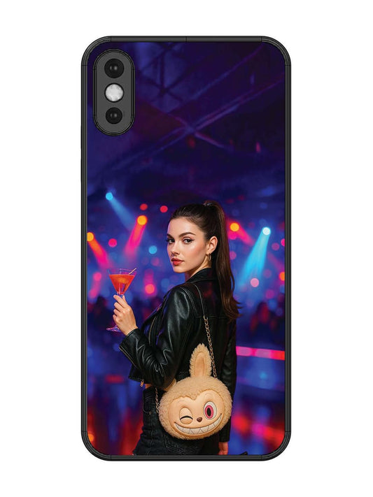 iPhone XS Max Girl with Labubu Purs