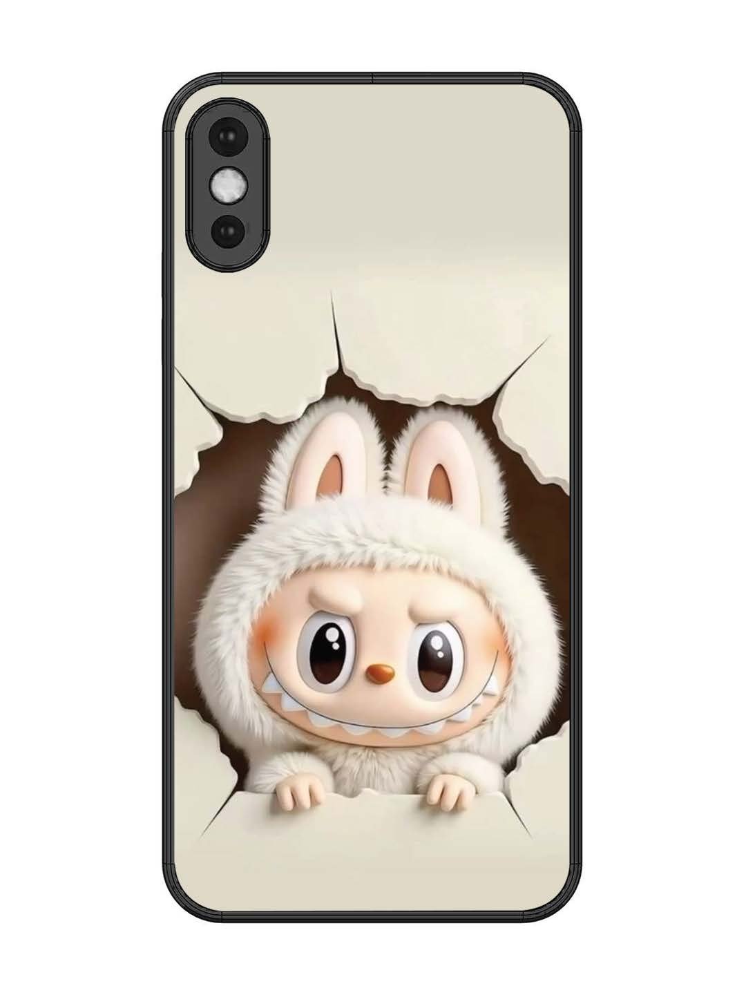 iPhone XS Max Labubu from Cracked Wall