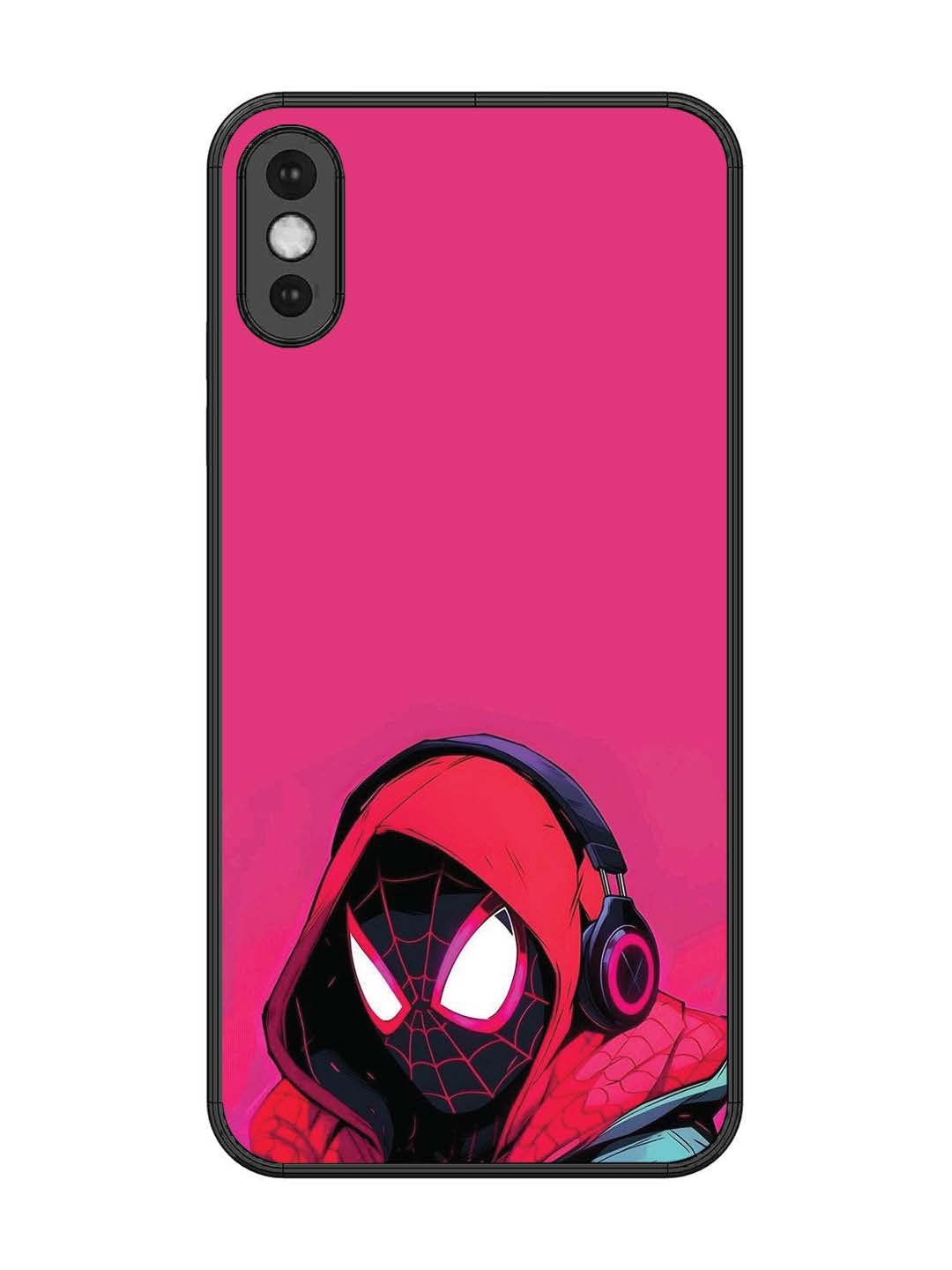 iPhone XS Max Spidey Listening Music