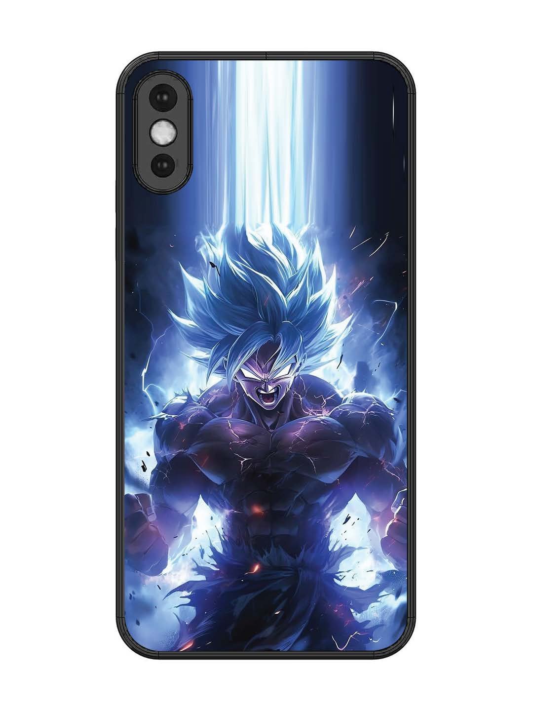 iPhone XS Max Super Saiyan Blue and Angry