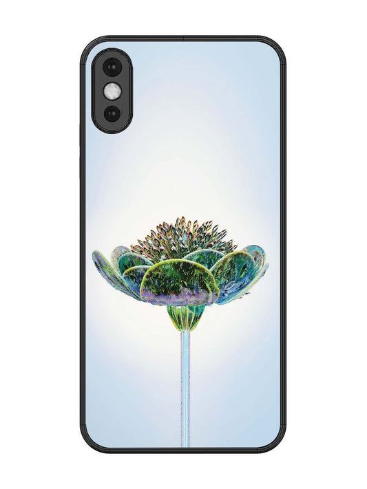 iPhone XS Max Liquid Glass Chromatic Flower