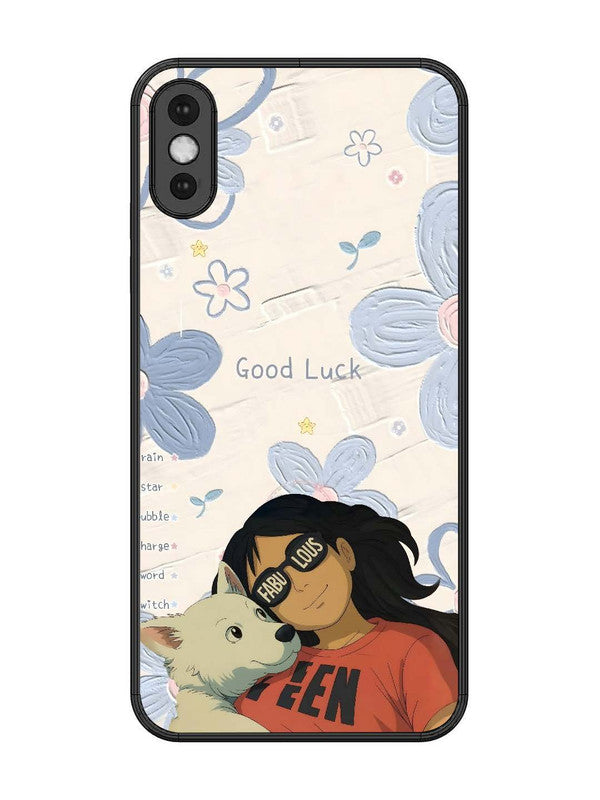 iPhone XS Max | 2D Metal | Fabulous and Good Luck | IP-XSM-424