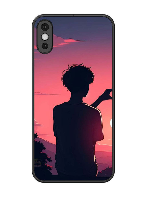 iPhone XS Max Love Heart with Hand Boy