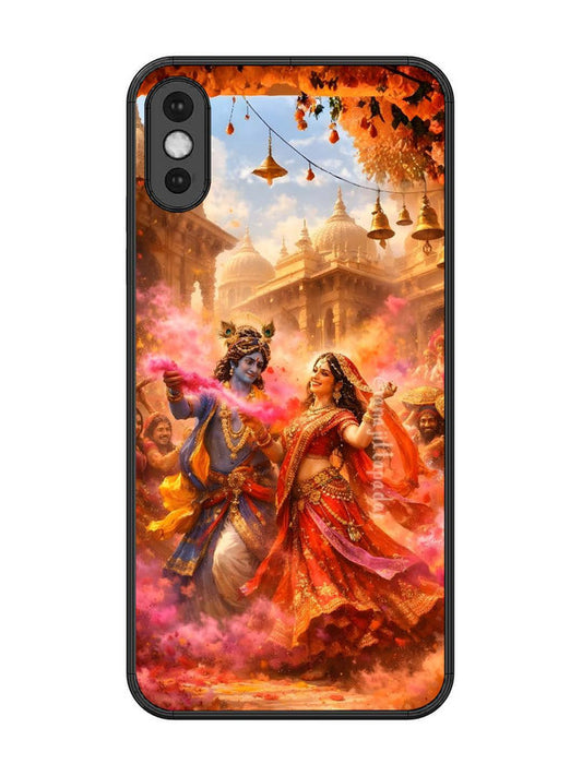 iPhone XS Max Radha Krishna Playing Holi