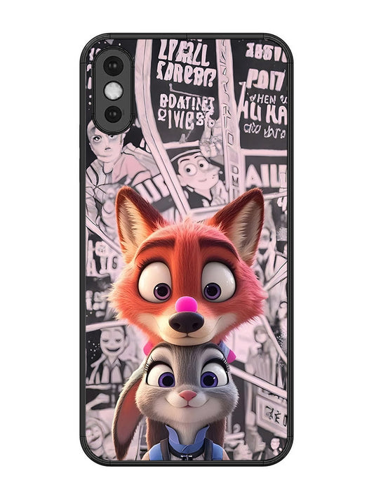 iPhone XS Max Cute Nick wilde and judy hopps 2