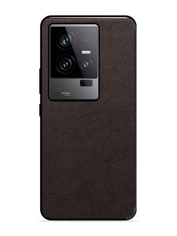 iQoo 11 5G Print of Brown Leather Pattern