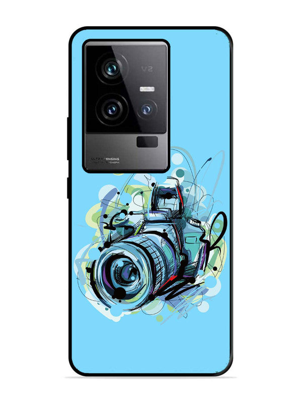 iQoo 11 5G Camera Blue Background