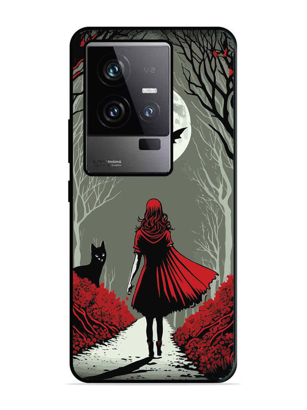 iQoo 11 5G Scarlet Girl in Red Forest