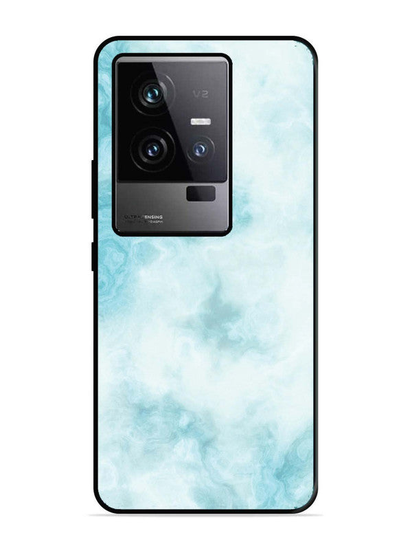 iQoo 11 5G Light Blue with White Ocean Marble