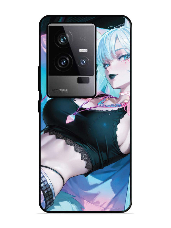 iQoo 11 5G anime girl fox headpohone white Hair