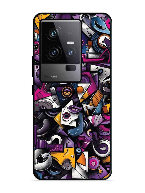 iQoo 11 5G Abstract Geometric Graffiti Chaos