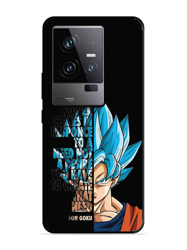 iQoo 11 5G Son of Goku Blue Motivational Art