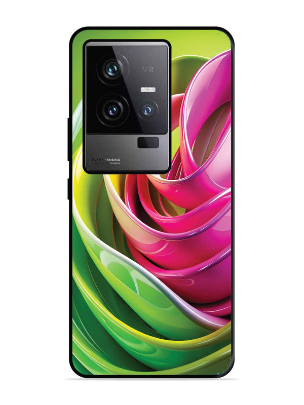 iQoo 11 5G Vibrant Swirl Glossy Ribbon Art
