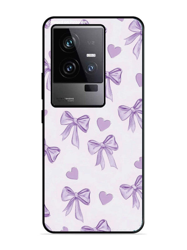 iQoo 11 5G Bow Tie, Purple Hair Band