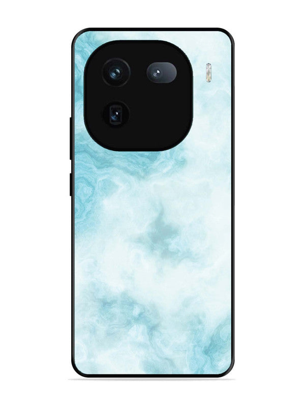 iQoo 12 5G Light Blue with White Ocean Marble
