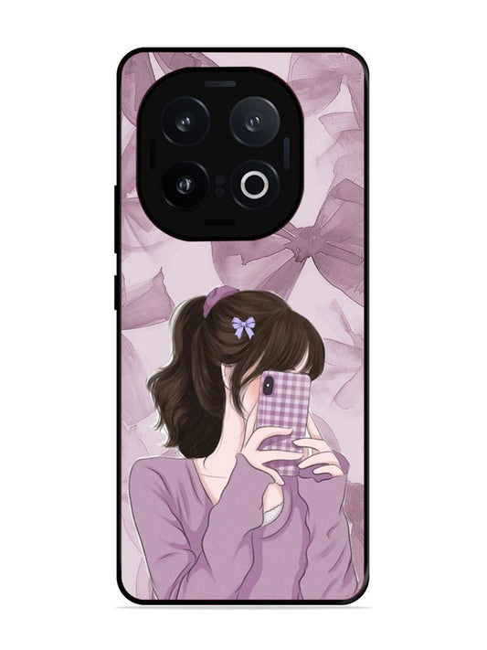 iQoo 13 5G Pinky Girl taking selfie