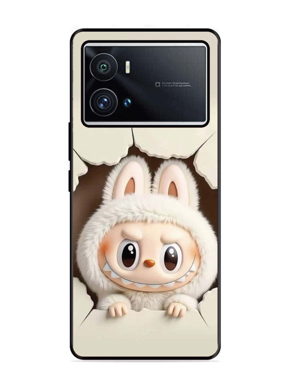 Iqoo 9 Pro Labubu from Cracked Wall