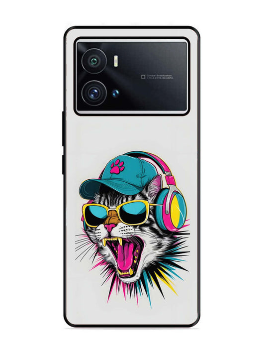 Iqoo 9 Pro Neon Pop Art DJ Cat Vibe