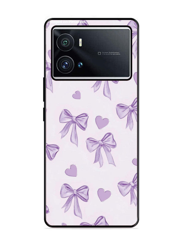 Iqoo 9 Pro Bow Tie, Purple Hair Band