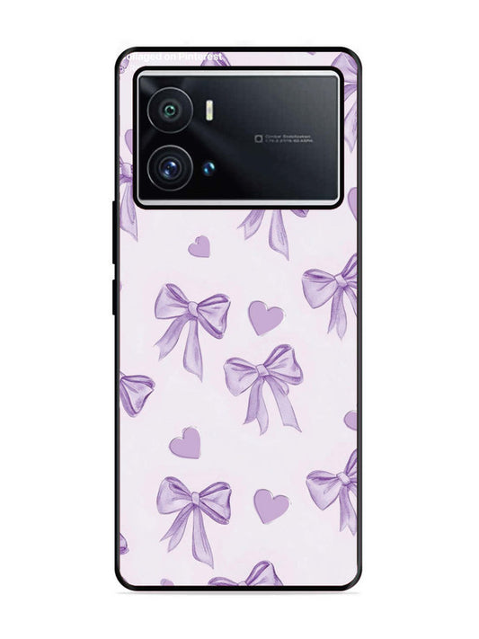 Iqoo 9 Pro Bow Tie, Purple Hair Band