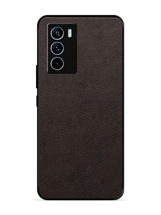 iQoo 9 SE Print of Brown Leather Pattern