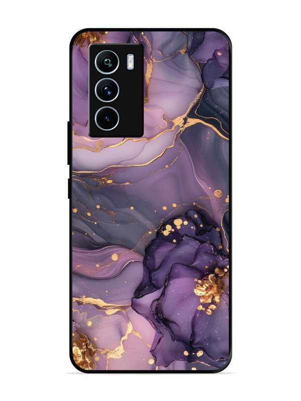 iQoo 9 SE Royal Orchid Theme Marble
